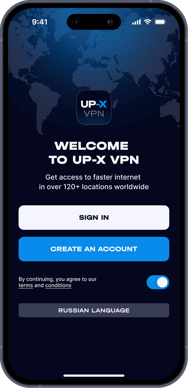 Install the app and create an account
